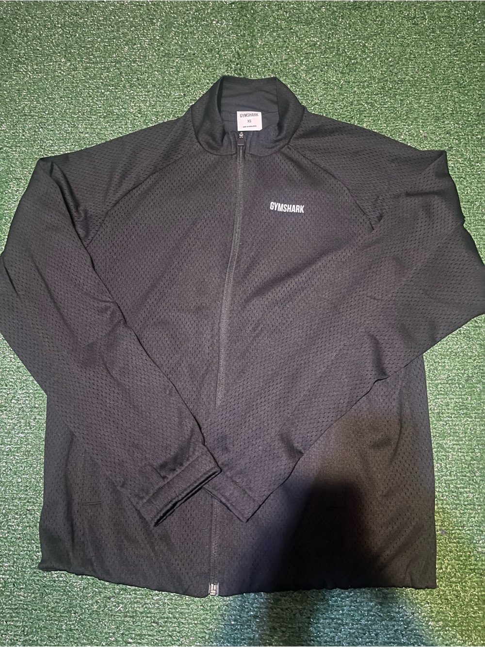 Gymshark Men’s Black Full-Zip Athletic Jacket